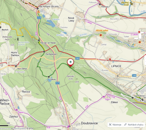 Mapa Čertovy hrady